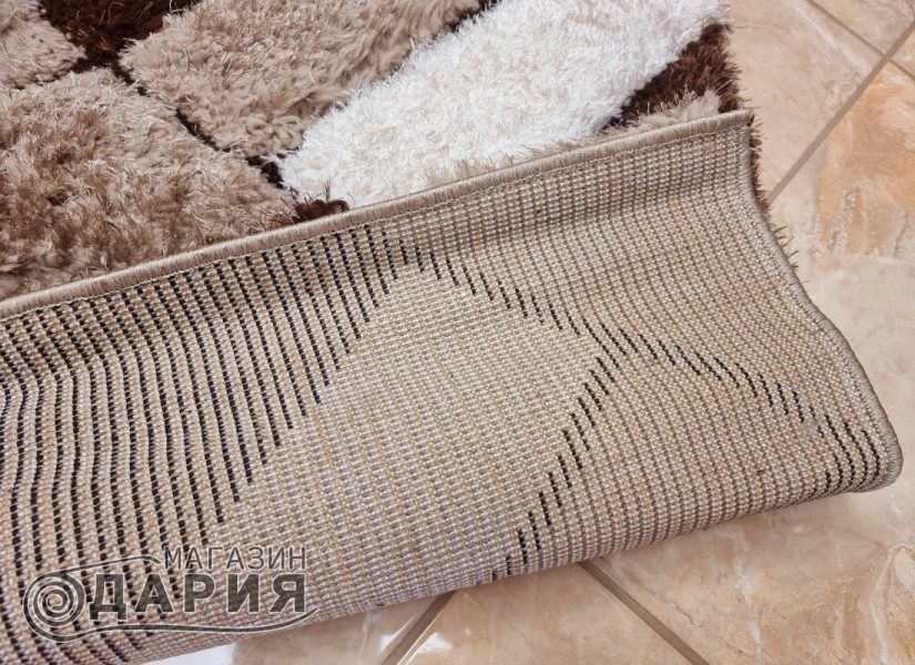 Тъкан килим 3D SHAGGY GRANDE 400 brown